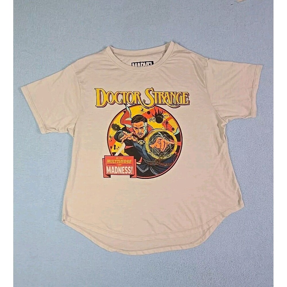 Marvel Doctor Strange Womens White Short Sleeve Crew Neck Tshirt Size XXL (19)